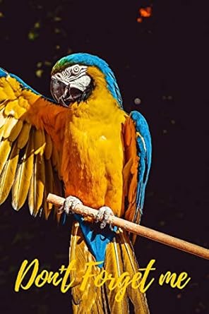 dont forget me macaw parrot wing internet password logbook with alphabetical tabs personal address of