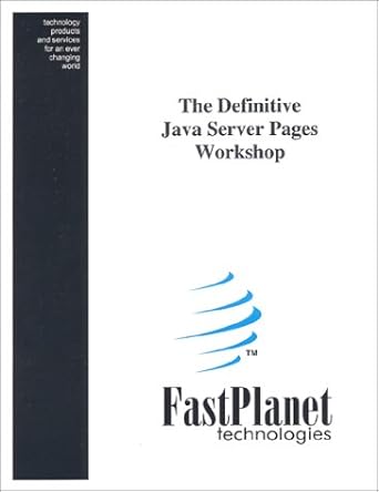the definitive java server pages workshop 1st edition technical training resource 1930026234, 978-1930026230