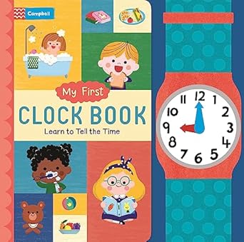 my first clock book learn to tell the time 1st edition campbell books ,yujin shin 1035016168, 978-1035016167