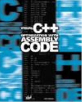 visual c++ optimization with assembly code 1st edition yury magda 193176932x, 978-1931769327