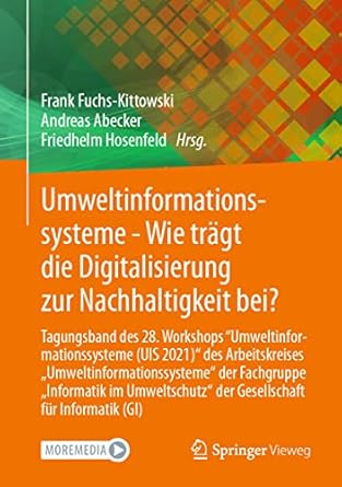 umweltinformationssysteme wie tragt die digitalisierung zur nachhaltigkeit bei tagungsband des 28 workshops