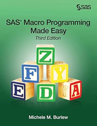 sas macro programming made easy 1st edition michele m burlew 1635269075, 978-1635269079