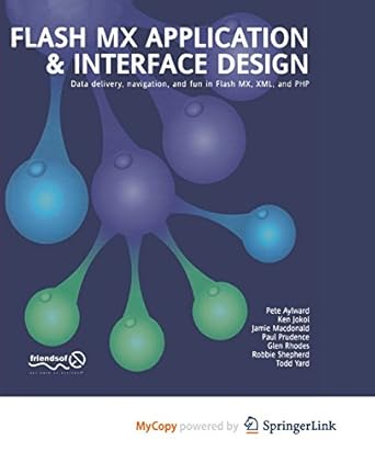 flash mx application and interface design data delivery navigation and fun in flash mx xml and php 1st