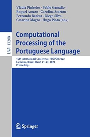 computational processing of the portuguese language 15th international conference propor 2022 fortaleza
