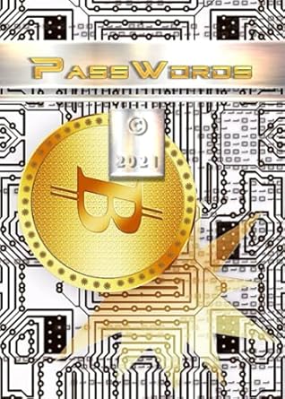 passwords bitcoin password book computer device and internet network security administrator access organizer