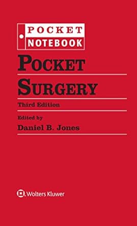 pocket surgery 1st edition daniel b jones md 1975190335, 978-1975190330
