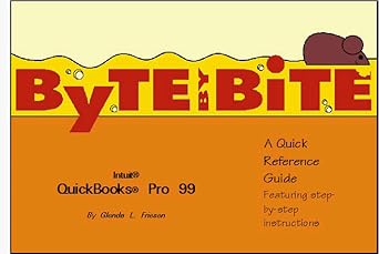 byte by bite quickbooks pro 99 1st edition glenda friesen 1891412167, 978-1891412165