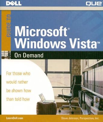 dell guide to microsoft windows vista on demand 1st edition que 0536397090, 978-0536397096