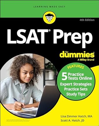 lsat prep for dummies book + 5 practice tests online 1st edition lisa zimmer hatch ,scott a hatch 1394262310,