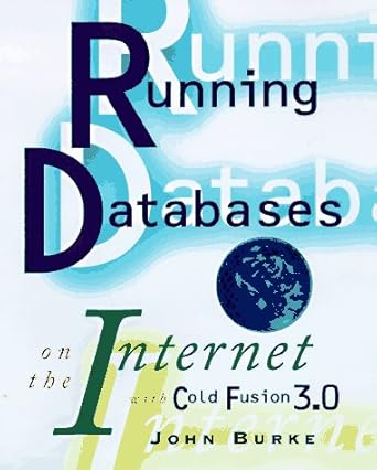 web databases with cold fusion 3 1st edition john burke 0079130925, 978-0079130921