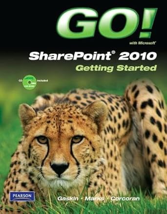 go with microsoft sharepoint 2010 getting started 1st edition shelley gaskin ,suzanne marks ,mary corcoran