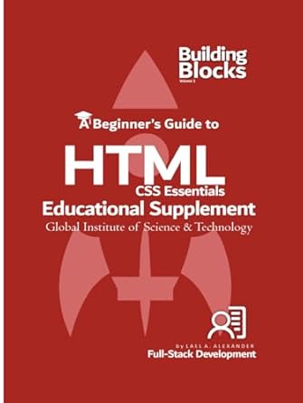 coders handbook html css 1st edition lael alexander 1300088397, 978-1300088394