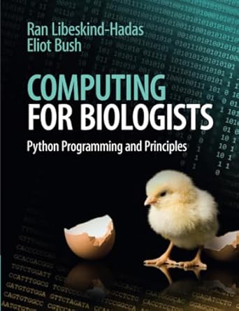 computing for biologists python programming and principles 1st edition ran libeskind hadas ,eliot bush