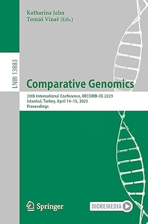 comparative genomics 20th international conference recomb cg 2023 istanbul turkey april 14 15 2023