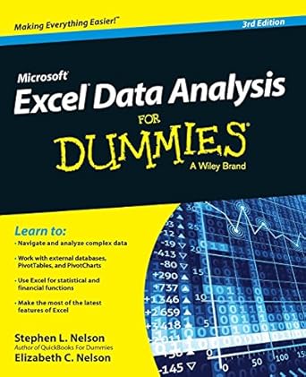 excel data analysis for dummies 3e 1st edition stephen l nelson ,e c nelson 1119077206, 978-1119077206