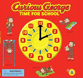 curious george time for school 1st edition h a rey 054742230x, 978-0547422305