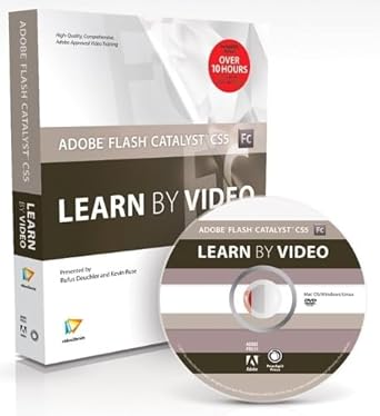 adobe flash catalyst cs5 learn by video 1st edition kevin ruse ,rufus deuchler ,video2brain 0321734858,