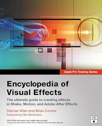encyclopedia of visual effects 1st edition damian allen ,brian connor ,ron brinkmann 0321303342,