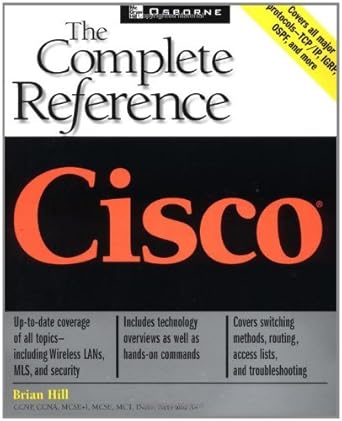 cisco the complete reference 1st edition brian hill 0072192801, 978-0072192803
