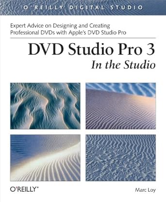 dvd studio pro 3 in the studio 1st edition marc loy 0596005881, 978-0596005887