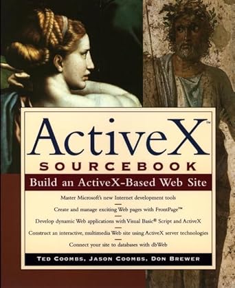 activex sourcebook build an activex based web site 1st edition ted coombs ,jason coombs ,donald brewer
