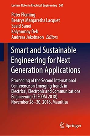 smart and sustainable engineering for next generation applications proceeding of the second international