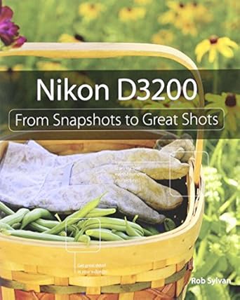nikon d3200 from snapshots to great shots 1st edition rob sylvan 0321864433, 978-0321864437