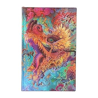 humming dragon maxi dot grid softcover journal 192pg 120gsm by paperblanks 1st edition paperblanks