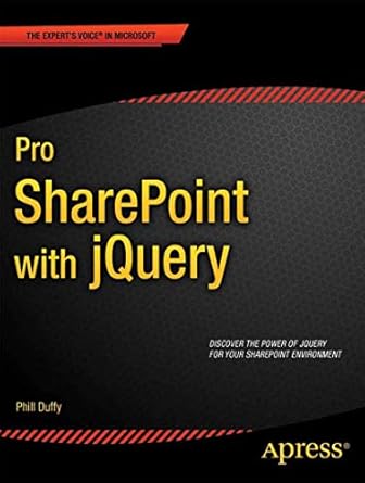 pro sharepoint with jquery 1st edition phill duffy 1430240989, 978-1430240983