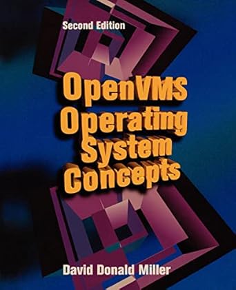 openvms operating system concepts 1st edition david miller 1555581579, 978-1555581572