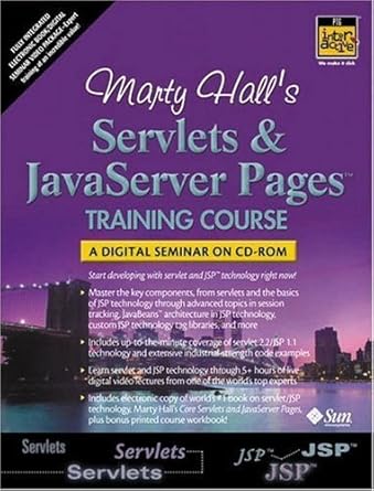 marty halls servlet and jsp training course 1st edition marty hall 0130934003, 978-0130934000