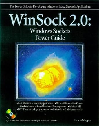 winsock 2 0 1st edition lewis napper 0764580493, 978-0764580499