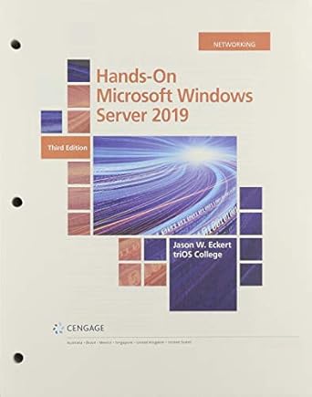 hands on microsoft windows server 2019 loose leaf version 1st edition jason eckert 0357436164, 978-0357436165