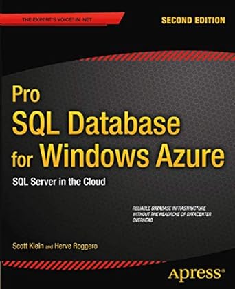 pro sql database for windows azure sql server in the cloud 1st edition scott klein ,herve roggero 1430243953,