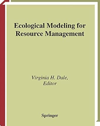 ecological modeling for resource management 1st edition virginia h dale 1475778686, 978-1475778687