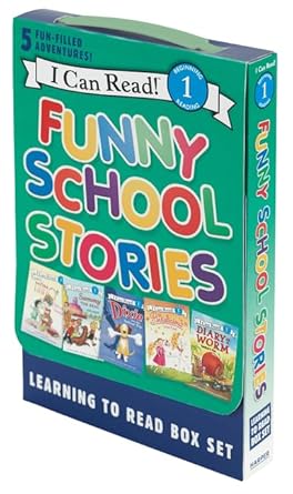 funny school stories learning to read box set a box of 5 books for beginning readers 1st edition various