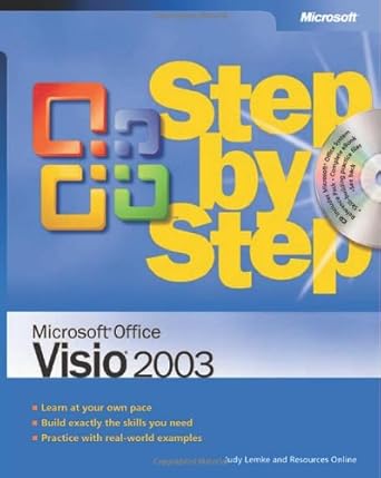microsoft office visio 2003 step by step 1st edition judy lemke ,resources online 073562125x, 978-0735621251