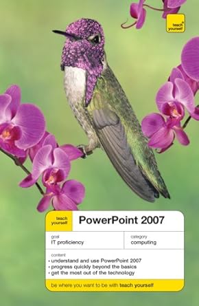 teach yourself power point 2007 1st edition moira stephen 0071497110, 978-0071497114