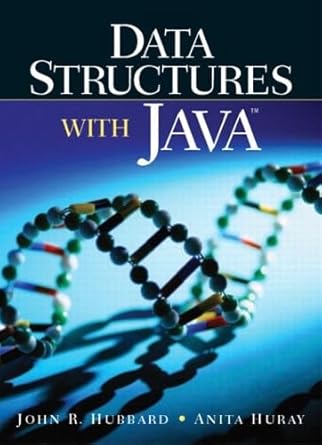 data structures with java 1st edition john r hubbard ,anita huray 0130933740, 978-0130933744
