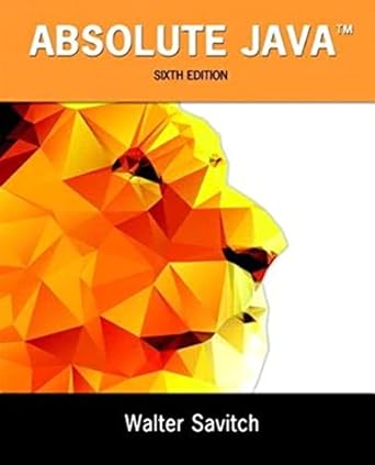 absolute java 1st edition walter savitch ,kenrick mock 0134041674, 978-0134041674