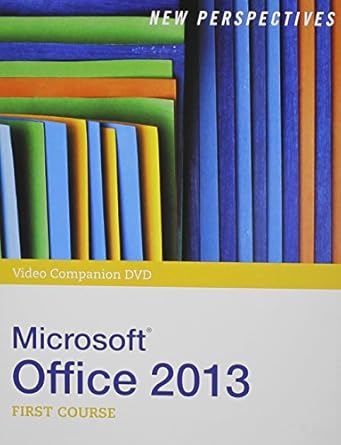 video companion for shaffer/carey/parsons/oja/finnegans new perspectives on microsoft office 2013 first