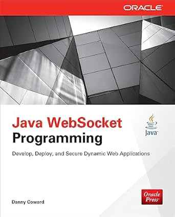 java websocket programming 1st edition danny coward 0071827196, 978-0071827195