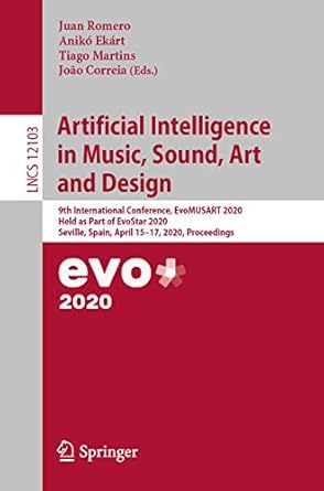 artificial intelligence in music sound art and design 9th international conference evomusart 2020 held as
