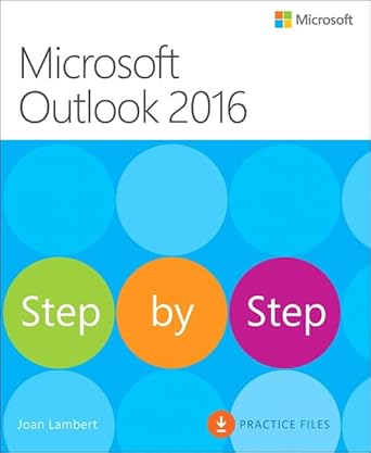 microsoft outlook 2016 step by step 1st edition joan lambert 0735697787, 978-0735697782