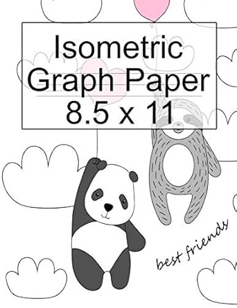 isometric graph paper 8 5 x 11 graphic design class project notebook and geometric journal for designers to