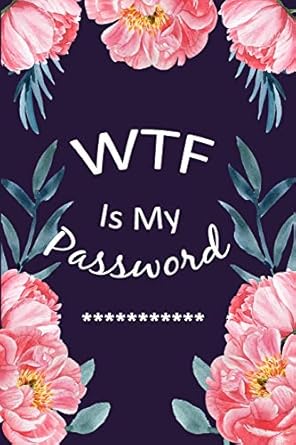 wtf is my password password log book and internet password organizer alphabetical pocket protect usernames