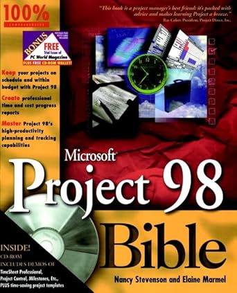 microsoft project 98 bible 1st edition nancy stevenson ,elaine marmel 0764531557, 978-0764531552