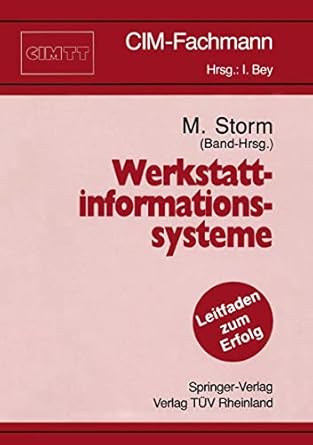 werkstattinformationssysteme 1st edition martin storm 3540534393, 978-3540534396