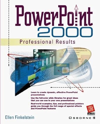 powerpoint 2000 professional results 1st edition ellen finkelstein 0072119934, 978-0072119930