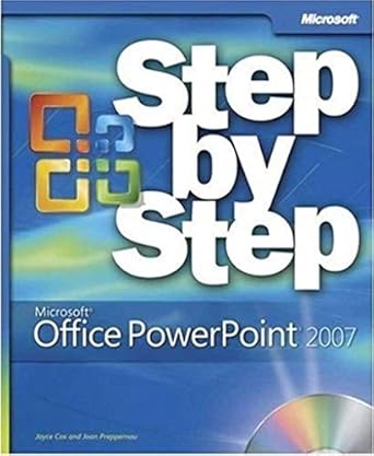 microsoft office powerpoint 2007 step by step 1st edition joyce cox ,joan lambert 0735623015, 978-0735623019
